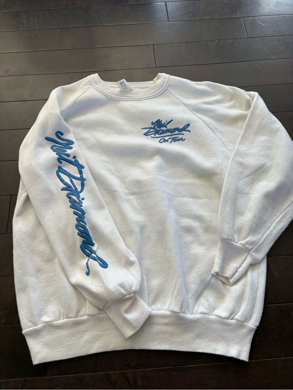 Vintage 80s Neil diamond band crew neck
